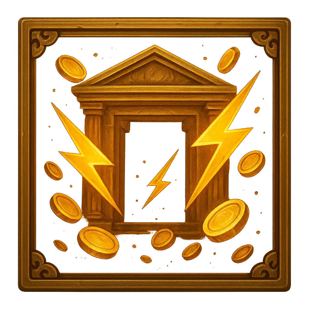 Gates of Olympus Super Scatter slot game artwork in dark oak and brass explorer club style
